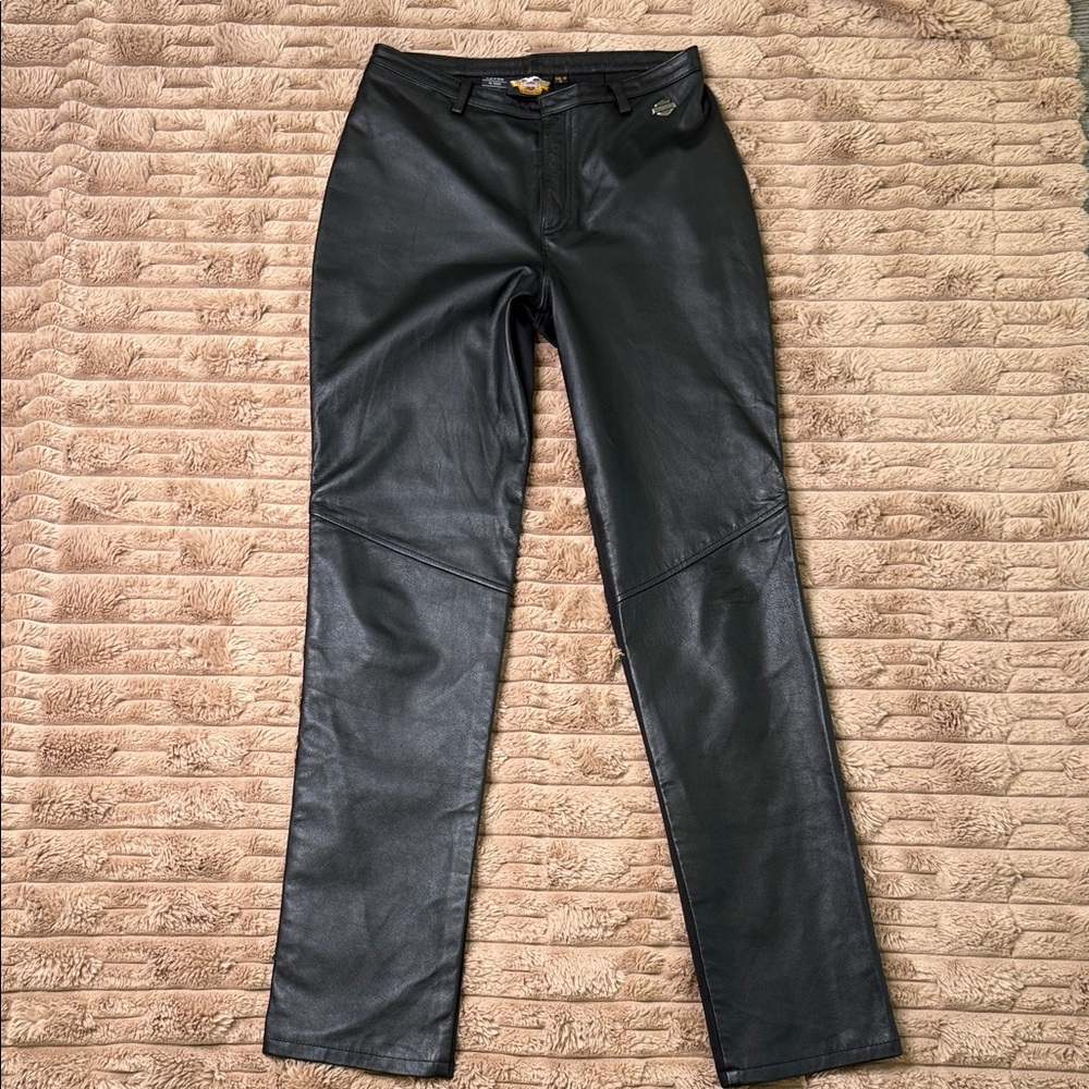 Harley-Davidson Black Leather Pants